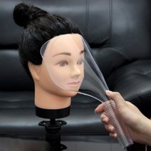 달자샵 헤어 시술 얼굴보호 가리개 앞머리 스프레이 얼굴 가리개, 1Pcs