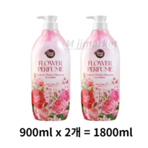 샤워메이트 내추럴 퍼퓸 바디워시 체리블라섬, 1800ml, 40개