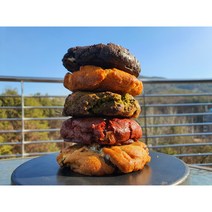 르뱅쿠키 (냉동) 2.5kg 1봉지 25개(100g x 25개) 소분/성형됨, 5.레드벨벳르뱅생지2.5kg