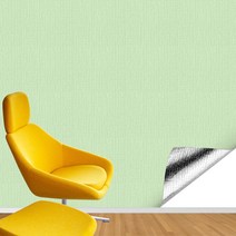 폼 실크벽지 접착식 단열 벽지 시트지 1T(10M), 그린