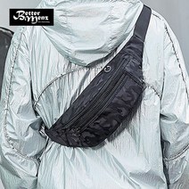 [폭탄세일] 베러먼즈 카모 힙색 슬링백 보조 밀리터리 방수 핸드폰 가방 허리 쌕