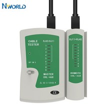 전문 네트워크 케이블 테스터 RJ45 RJ11 RJ12 CAT5 UTP 랜 케이블 배선 이더넷 테스터 네트워킹 도구 와이어 트래커 랜 도구, 한개옵션0
