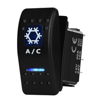 캠핑카부품 카라반장비 자동차 에어컨 로커 스위치 보트 캐러밴 캠핑카 트레일러 액세서리 용 토글, Rocker Switch Only, 1개