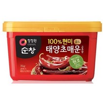 순창 태양초 현미 매운고추장 3kg
