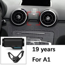 아우디거치대자동차 Audi A1 A3 Q2 Q3 2020 Q7 Q5 A6 A4 A5 A7 Q8 마그네틱 스마트 핸드폰 마운트 지원, 11 For AUDI A1 10-19y