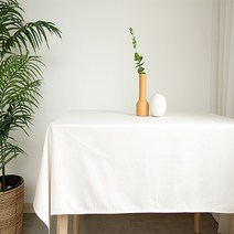 대성섬유 광목 테이블보, 백아이보리, 300x 150cm