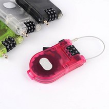 휴대용 안테나 와이어 다이얼자물쇠, 상세페이지 참조