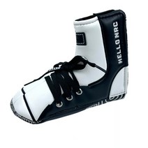 L 자형 골프 클럽 블레이드 퍼터 커버 1 개 자석 신발 스타일 트렌드 패션 PU 가죽 레드 블루 블랙, Black