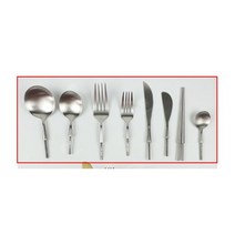 스테인리스 실버 디너 스푼 포크 나이프 젓가락 파츠 우드카빙 diy, 디너나이프