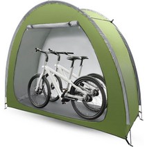 수입 자전거보관 오염방지 텐트 사이클 커버 하우스 공간 절약 자전거 안전 천막 가림막, 그린