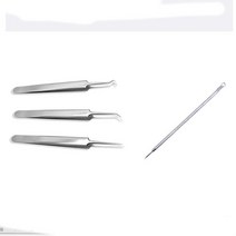 코 피지 제거기 여드름 블랙헤드 압출기 뽑기 압출 짜는 도구, 갈고리형