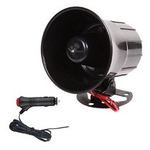 일렉킹 JS02 원형 미니 혼스피커 싸이렌 경보기 도난 나팔스피커, JS02+SCG 41 시거플러그