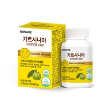 탄수화물 컷팅 다이어트 보조 건강기능식품 노네임 가르시니아 프리미엄 1000, 2개, 60정
