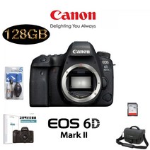 EOS 6D Mark II body 악세서리 풀패키지, 삼각대+캐논가방+SD128G+보호필름+청소킷