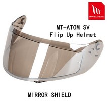 에어컨부품 MTV16 헬멧 실드 MT ATOM SV 교체용 바이저 플립업, 3.mirror shield