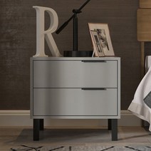 이케아협탁 미니 이케아 TV 침대 옆 모던하우스 협탁, 48x40x60 3단 그레이