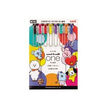 유니 유니볼원BT21 볼펜 한정판 - UMN-SBT-38 8C, 단품