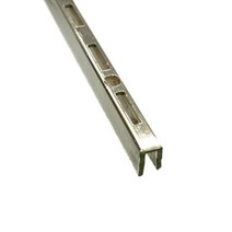 벽걸이선반 찬넬선반용 찬넬기둥 크롬 1200mm 35피치