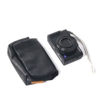 캐논 g7x mark3 mark2 가죽 케이스 파우치 보관 보호, 블랙(파우치만)