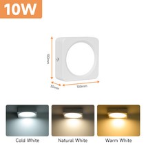 인테리어 천장 거실 벽 간접 매립형 조명 Led Downlight 천장 스포트 라이트 220V 5/10/15/25/35W 표면 아래로 빛 자리 Led 램프 거실 욕실 주방에 대 한, Type C 10W, Neutral White 4000K_CHINA | Bl