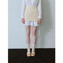 [세트가능] 밀라 코튼 니트 미니스커트