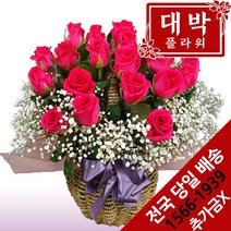 대박플라워 프린세스 꽃바구니 생일선물 기념일 출산꽃선물 병문안 꽃배달