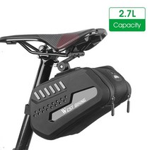 자전거 새들백 안장 백팩 MTB 가방 싸이클 브롬톤가방 악세사리서쪽 품질의 방수 도로 좌석 대용량 사이클링 파니 액세서리, 306 블랙 2.7l