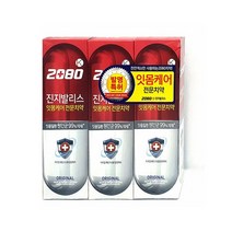 도봉물산_[국내산] 2080 진지발리스 오리지날 치약 120그램 3개입, 도봉 쿠팡 진저민트치약 3입, 도봉 쿠팡 본상품선택