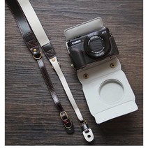 캐논 g7x Mark2 Mark3 케이스 넥스트랩 가죽 파우치, KM-200, Mark 2 - 브라운