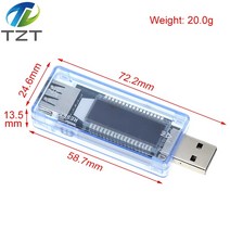 USB 충전기 테스터 의사 전압 전류 측정기 전압계 전류계 배터리 용량 모바일 전원 감지기