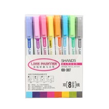 집콕놀이 색연필세트 컬러링북 색칠용 싸인펜 매직다른 글리터 컬러 라인 페인터 펜 세트, 8색 세트