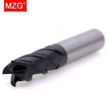 MZG 커팅 HRC55 4 플루트 4mm 5mm 6mm 8mm 12mm 합금 카바이드 금속 가공 텅스텐 스틸 CNC 선반 밀링 커터 엔드밀 1 피스, One Color_1.0x4Dx50L, One Color_1.0x4Dx50L, 상세 설명 참조4