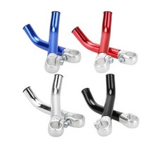 릴랙스 핸들바 자전거핸들바 자전거보조핸들 핸들바 픽시라이저바 자전거손잡이 자전거보조손잡이 핸들, 실버, 1세트