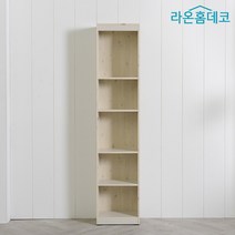 라온홈데코 5단 책장 400 600 800 좁은 틈새, BRBS01 400 5단, 워시