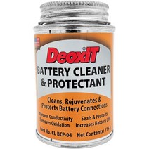 Caig DeoxIT 배터리 클리너 및 보호제 브러시 뚜껑 포함, 1 Pack