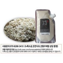 천연발효 누룩소금장(파우치) 무설탕/무주정 발효플러스 국내산쌀누룩사용 시오코지, 4팩, 300g
