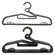 슬림옷걸이 하트 블랙 10P HJ5014, 10개입