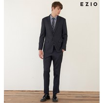 이지오 텍스처 수트 팬츠 네이비 B5PF702