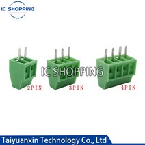 20PCS DG308 KF128 254mm 피치 스크류 타입 PCB 터미널 블록 2P 3P 4P 커넥터, 01 2P