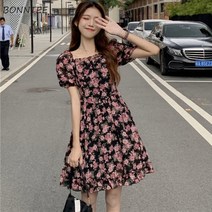 베트남원피스 발리 원피스 하와이 동남아 동남아여름옷 휴양지커플룩 해외여행여름옷 해외여행룩 미니 드레스 여성 꽃 Sundress 허리 스타일 기질 퍼프 슬리브 러블리 여름 Vesti
