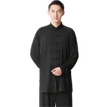 Tai Chi 유니폼 면 실크 스트레치 타이치 수트 전통 태극치 운동 그레이 화이트 X-Small