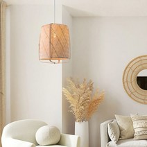 아루바 라탄 1등 펜던트조명 우드 인테리어조명 무드조명