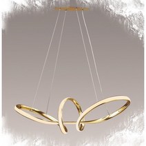 KorLed 리본 펜던트 인테리어 조명 포인트 조명 라인조명, 리본 실버 주광색