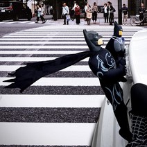 자동차 인형 악세사리, 배트맨 블랙(42cm)