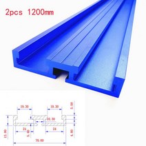 600-1200mm 유형 70 미터 트랙 T-트랙 스톱 슬라이딩 브래킷 T-슬롯 알루미늄 프로파일 목공 작업대 DIY 액세서리, 01 CHINA, 08 2pcs 1200mm