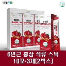 참좋은 홍삼 석류 스틱 6년근홍삼 농축액 진액 진세노사이드 사포닌 석류착즙 영지버섯 천궁 갈근 숙지황 에스트로겐 엘라그산 여자 50대 중년, 2박스, 2개