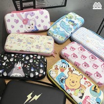 모이닷컴 닌텐도 스위치 충격보호 커버 캐릭터 파우치 가방 게임기 오락기 깨짐방지 쿠션 흔들림방지 케이스 악세사리, 빨간모자곰