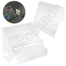 계단식 아크릴 전시대 진열대 거치대 받침대 받침 경사 계단형 15CM ㄷ자아크릴