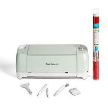 Cricut Explore Air 2 Mint Bundle with Vinyl Sampler and Basic Tool Set, 1