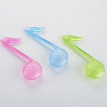 다기 세트 음악 노트 모양의 차 여과기 티스푼 인퓨저 필터 바 티 웨어 주방 액세서리 음료 용품 2 개, 한개옵션0